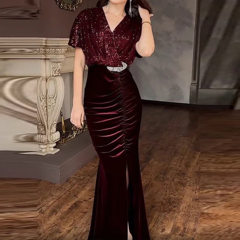 MIRRACH DESIGN EVENING IRENE DRESS