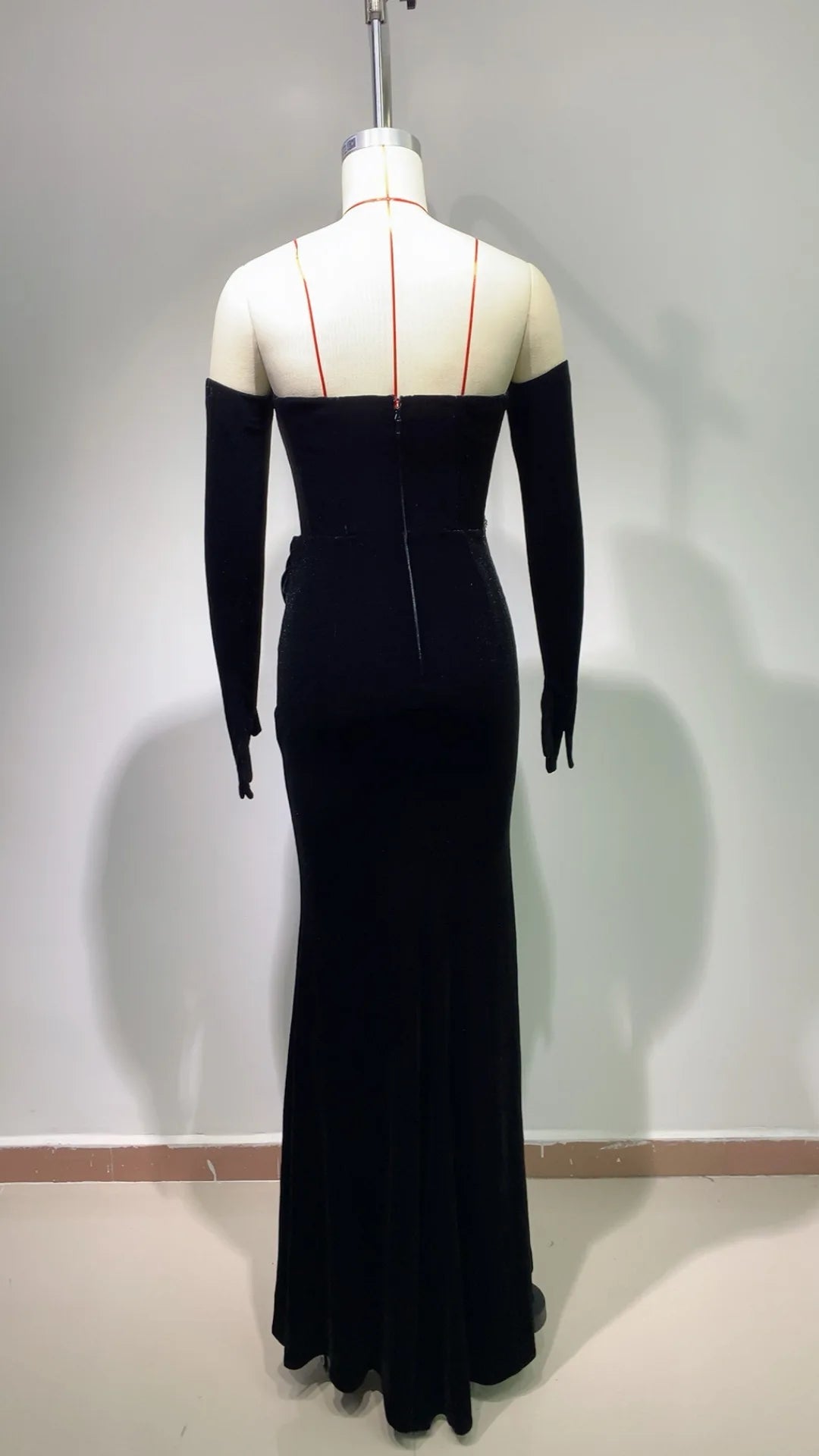 Women's Long Dress with Sequins