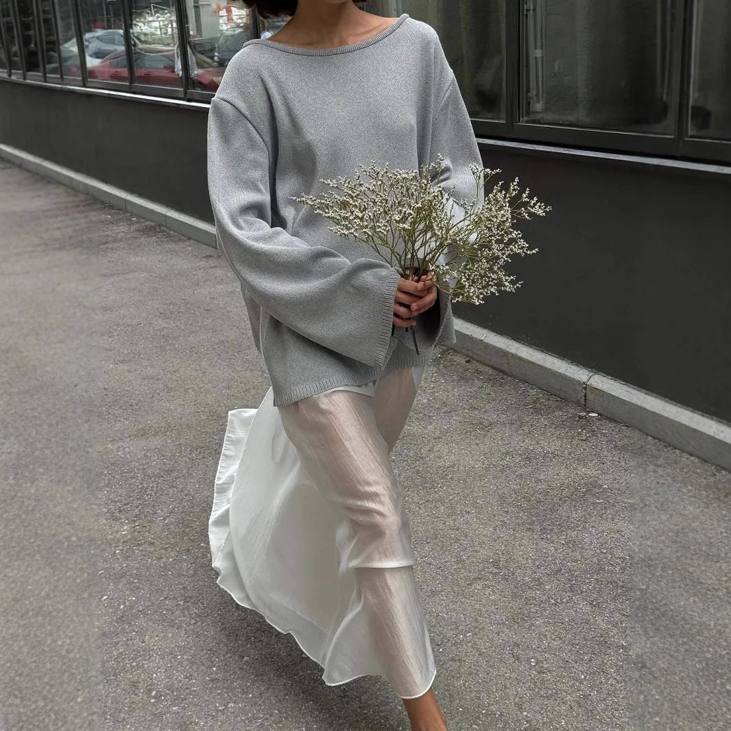 MIRRACH DESIGN 
WOMEN'S KNITTED SWEATER