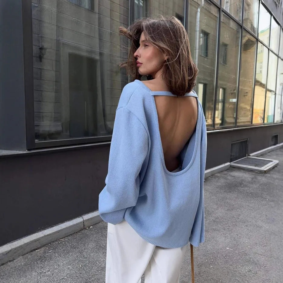 MIRRACH DESIGN 
WOMEN'S KNITTED SWEATER