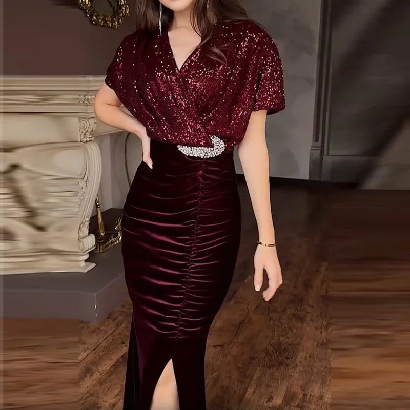 MIRRACH DESIGN EVENING IRENE DRESS