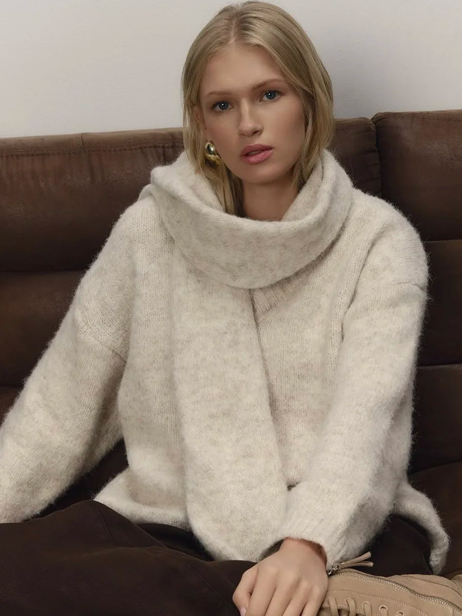 MIRRACH DESIGN WOOL SWEATER FOR WOMEN