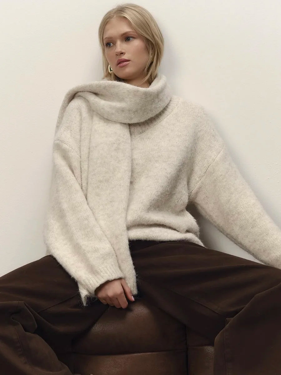 MIRRACH DESIGN WOOL SWEATER FOR WOMEN